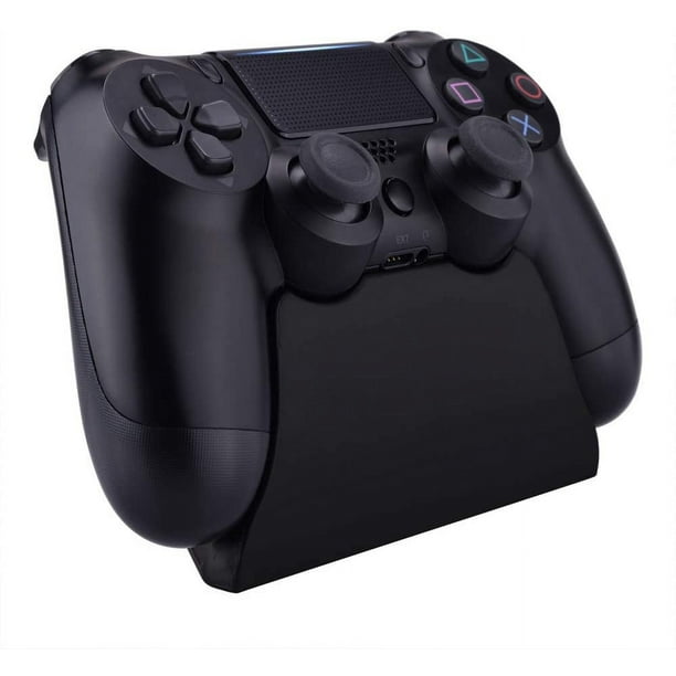 eXtremeRate Solid Black Controller Display Stand for Playstation 4 Gamepad Accessories Desk Holder for PS4 Slim PS4