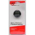 Sportline 2Function Step and Distance Pedometer, Black