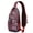 Red-21, variant on Ethereal Celestial Sling Backpack Featuring Moon, Stars & Astronomical Art, Lightweight Adjustable Crossbody Travel Daypack for Outdoor Enthusiasts, Students, Office Workers