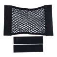 thumbnail image 2 of Bolsillo Elástico Para Almacenamiento De Coche, Bolsillo De Rojo Negro Para Pared, Cierre De Gancho Y Bucle Estirable Para El Hogar, 2 of 7
