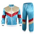 thumbnail image 4 of JFOPQVSM Men's Outfits From The 1980s Retro Color Suits with Jackets and Pants for Halloween Retro Parties Festivals and Street, 4 of 4
