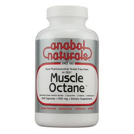 Anabol Naturals Hi-Test Muscle Octane Bcaas 500 Mg Capsules - 240 Ea