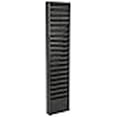 thumbnail image 3 of Displays2go File Folder Wall Rack, 20 Pockets, Tiered, Office and Medical Charts (Black, Powder Coated Steel), 3 of 4