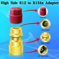 thumbnail image 4 of 1Set R12 To R134a A/C Filling Valve Port Adapter Retrofit Kit A5U7 Coupler 9CN3, 4 of 8