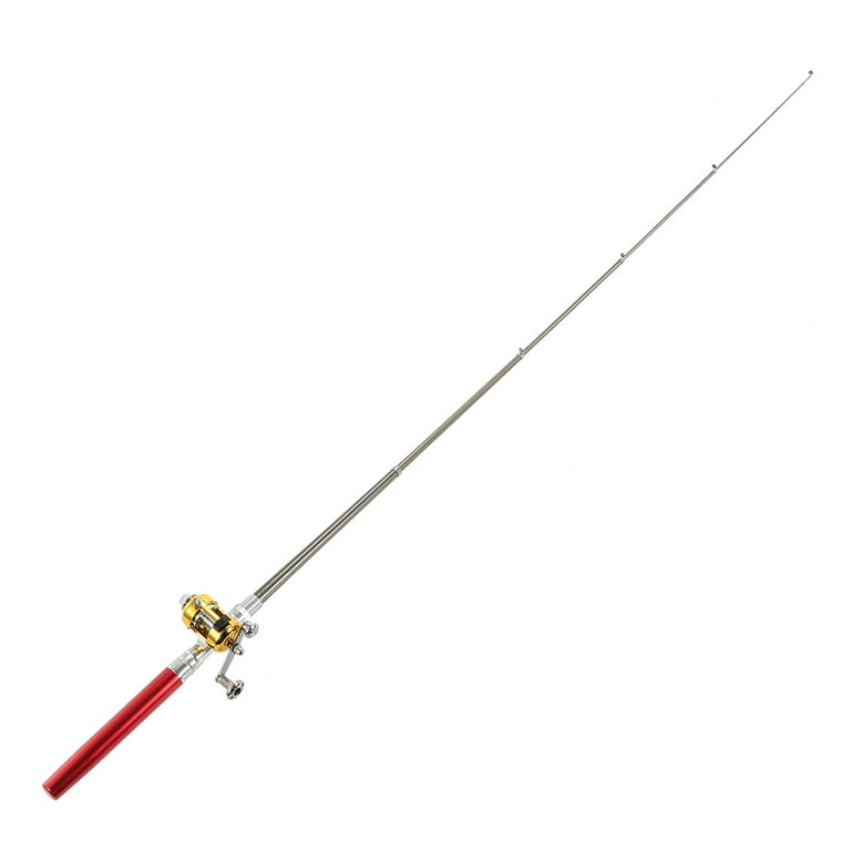 ammoon Collapsible Fishing Rod Reel Combo, Telescopic Pen Fishing