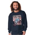 thumbnail image 5 of Smurfs Concert Poster 80s Cartoon Sweatshirt for Men or Women Brisco Brands S, 5 of 6