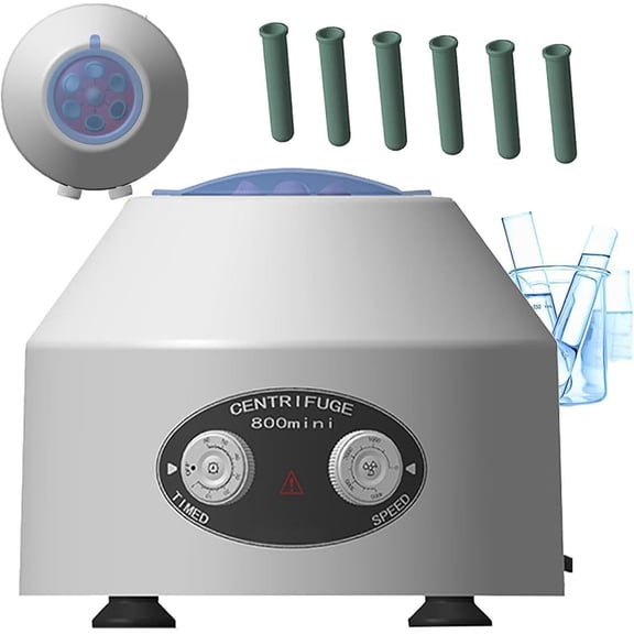 Lab Benchtop Centrifuges Machine, Plasma Blood Centrifuge, 0-4000RPM Speed Adjustable & 0-60min Time, Professional Laboratory Extractor