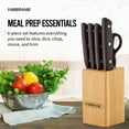 thumbnail image 5 of Farberware Classic Stainless Steel 6-Piece Tripe-Riveted Knife Set with Black Handle, 5 of 23
