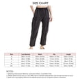 thumbnail image 5 of Pantalones deportivos para mujer, cintura elástica, bolsillos grandes, diseño de línea dividida, pantalones deportivos casuales de moda, negro S, 5 of 5