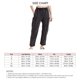 thumbnail image 5 of Pantalones deportivos para mujer, cintura elástica, bolsillos grandes, diseño de línea dividida, pantalones de chándal informales de moda, negro XXL, 5 of 5