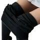 thumbnail image 2 of Gibobby pantalones para cuero Vinipiel sin Translúcido Mujer Leggings sintética para mujer Pantalones elásticos sintética talle y pantalones cálidos(Negro, XXXL), 2 of 5