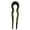 Black Green, variant on Easy Use U Pin Hair Clip For Quick Styling Comfortable Acrylic Hair Accessory In Elegant Red Tone