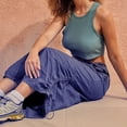 thumbnail image 1 of Faldas largas Falda de carga para mujer Falda fruncida con cordón de talle bajo Falda larga Ropa diaria Cgtredaw Púrpura T S para Mujer, 1 of 6