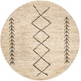 thumbnail image 2 of SAFAVIEH Bohemian Delice Geometric Area Rug, Ivory/Black, 6' x 6' Round, 2 of 8