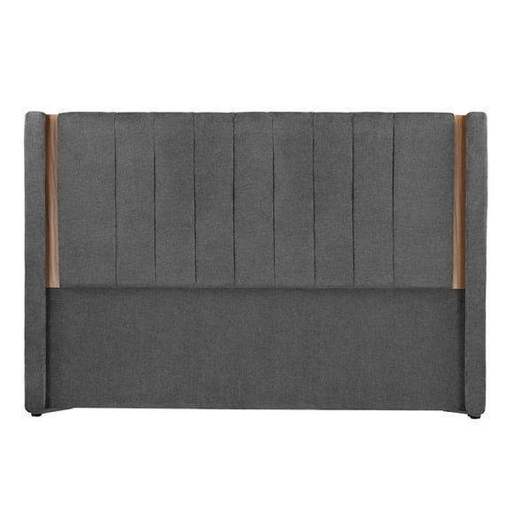 Cabecera King Size Linz Dicasa Gris Oscuro