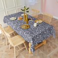thumbnail image 5 of Boho Bohemia Flower Rectangle Tablecloth 60"x120",Waterproof Polyester Rectangle Table Cloth, Wipeable Spillproof Polyester Tablecloth for Dining, Camping, Indoor and Outdoor, 5 of 6