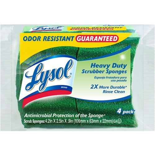 2-Pack Lysol Heavy Duty Durable Scrub Sponges 