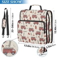 thumbnail image 2 of FORMRS Zipper Binder with Shoulder Strap 2-inch Ring 500 Sheet Capacity File Bag, Fire Truck Pattern, 2 of 5