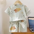 thumbnail image 2 of Ensemble de Pyjamas pour Bébé Fille, Chandail à Col Rond, Pyjamas Classiques Doux, Taille Garçons 3-6 Mois Vêtements Enfants, 2 of 4