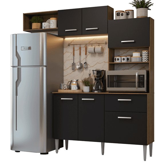 Cocina Integral Completa Modular Madesa Aura 196cm MN 02