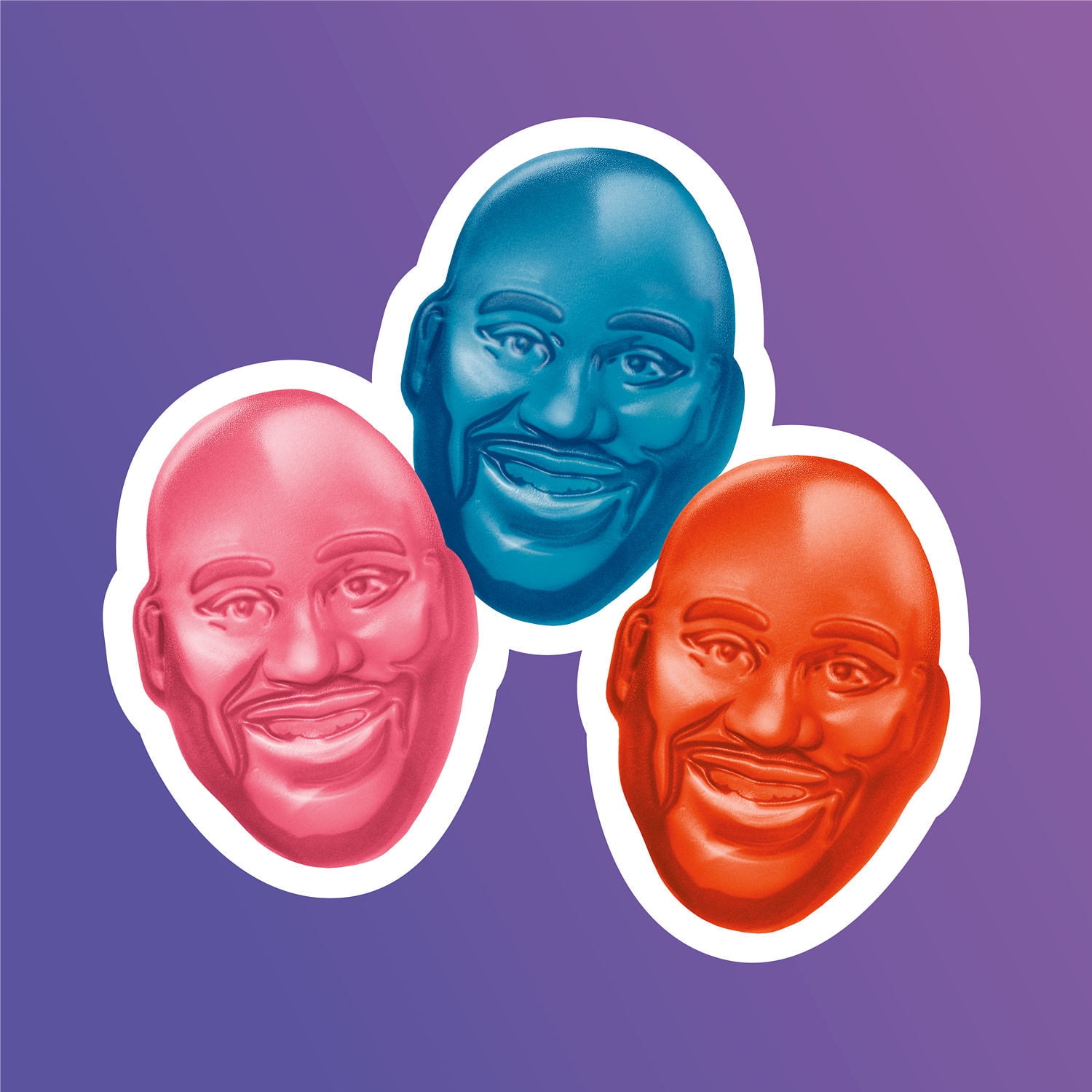 Shaq-A-Licious XL Gummies Original Flavor Chewy Gummy Candy, Bag 6.2 oz