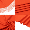 thumbnail image 5 of RIIQIICHY Burnt Orange Pashmina Winter Scarf for Women Shawl Wrap for Dresses Wedding Shawl for Bridesmaids, 5 of 7