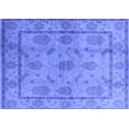 thumbnail image 1 of Ahgly Company Indoor Rectangle Oriental Blue Industrial Area Rugs, 3' x 5', 1 of 4