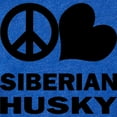 thumbnail image 2 of CafePress - FIN Peace Love Siberian Husky Baby Football Bodysu - Cute Infant Baby Football Bodysuit, 2 of 3