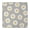White-87, variant on Boho Chic Square Tablecloth Waterproof with Daisy Print, Elastic Fitted Floral Table Cover with Back, Perfect for Summer Picnic