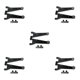 thumbnail image 2 of Bewildely Brazos superiores delanteros de aluminio para 1/14 MJX Hyper Go 14209 14210 brazos superiores delanteros de aluminio duraderos negros Type2 NO2, 2 of 6