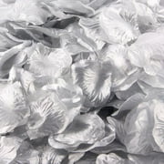 1000pcs Silver Silk Rose Artificial Petals Wedding Party Flower Favors Decor