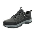 thumbnail image 1 of WEAIXIMIUNG Espadrilles Habillées Décontractées pour Hommes Taille 7 Mode pour Hommes Couleur Unie à Lacets Chaussures de Randonnée d'Extérieur Espadrilles Décontractées Confortables, 1 of 7