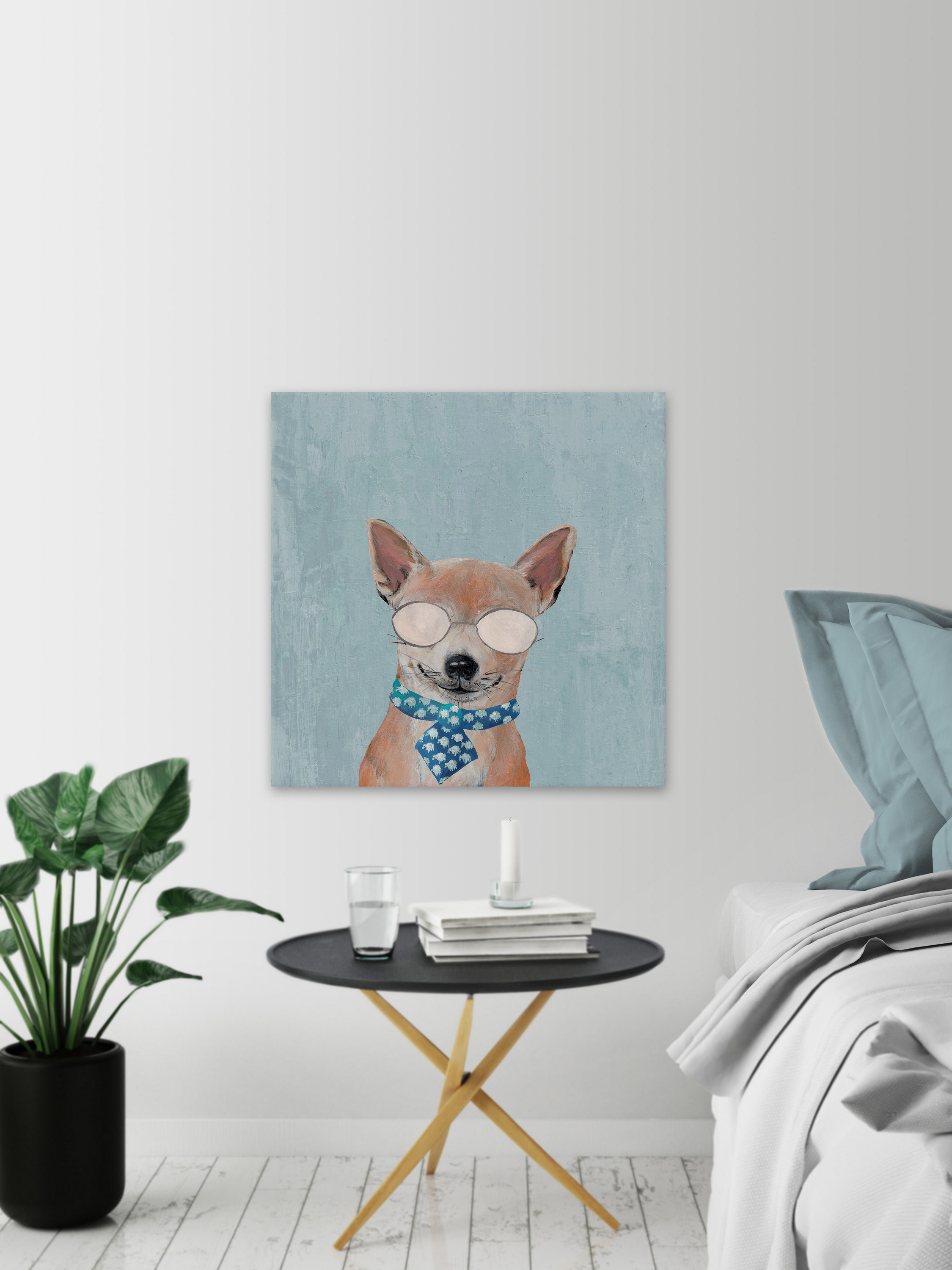 Marmont Hill "Clearly Can't See" Painting Print on Wrapped Canvas
