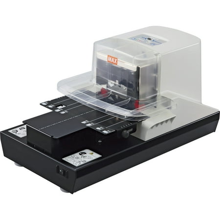 MAX, MXBEH110F, Electronic Stapler, 1 Each, Black,White