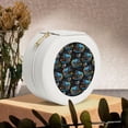 thumbnail image 6 of Yiaed Cool Off-Road Vehicle Print Travel Jewelry Case Bridesmaid Gift Boxes Jewelry Travel Organizer Small Round Jewelry Box Mini Storage-White, 6 of 7