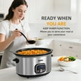 thumbnail image 5 of Heynemo 8.5QT Programmable Slow Cooker with Delay Function, 5 of 9