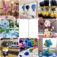 thumbnail image 6 of YALLOVE Clear Acrylic Tabletop Balloon Stand Kit, Adjustable Height, 15.75 in & 10 Pcs, 6 of 6