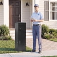 thumbnail image 2 of Dual Compartment Parcel Drop Box Galvanized Steel Code Lock Key Lock, 2 of 10