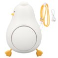 thumbnail image 1 of Ventilador de cuello colgante con forma de pato, pequeño ventilador con carga USB y cordón, batería incorporada, 1 of 14