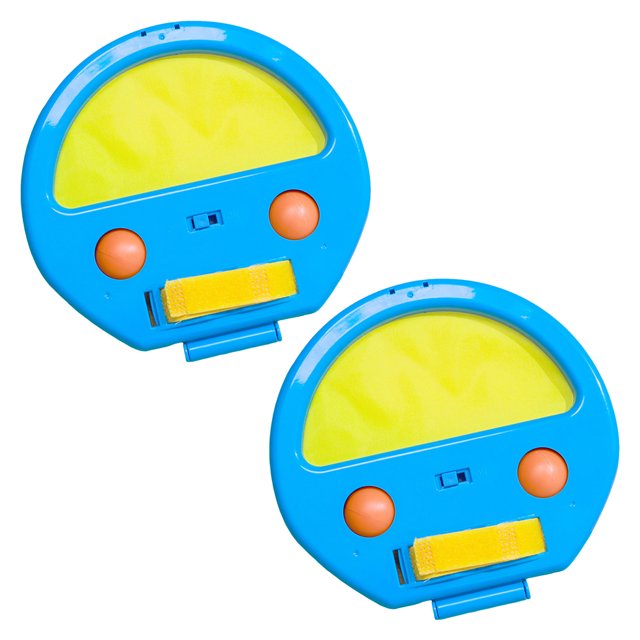 Primegos Racket Pocket Catch Game Adjustable Hand Grabbing Racket Kids Toss Catch Ball Toy with Launcher Toss And Catch Ball Game Outdoor Toys with Balls