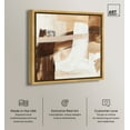 thumbnail image 2 of Espresso Canvas Colorful Abstract Wall Art by Art Remedy, Gold Frame, 16" x 16", 2 of 7
