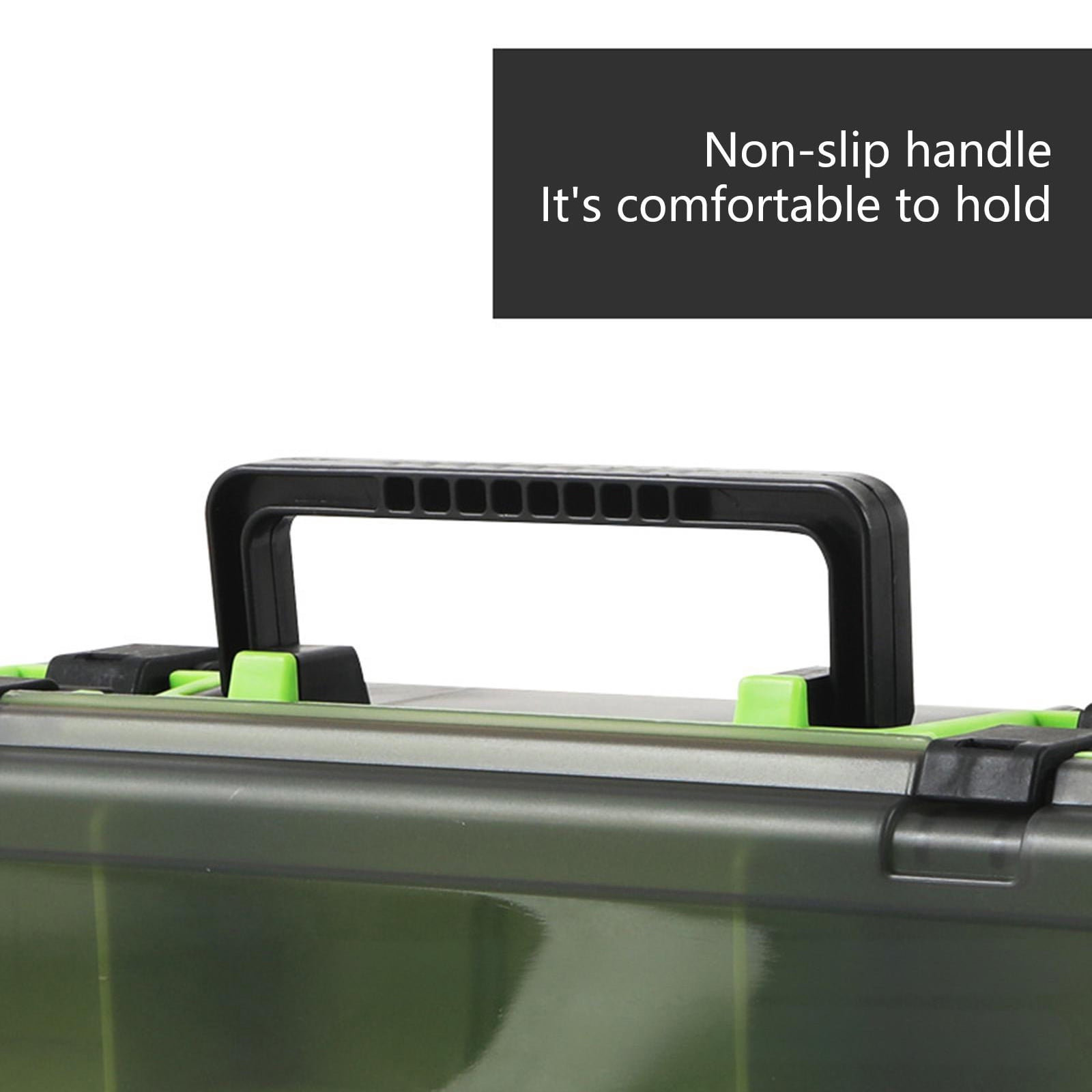 Tackle Box Double Layer Fishing Lures Baits Hook Storage Container Case Multiple Compartment Fishing Tackle Storage Box