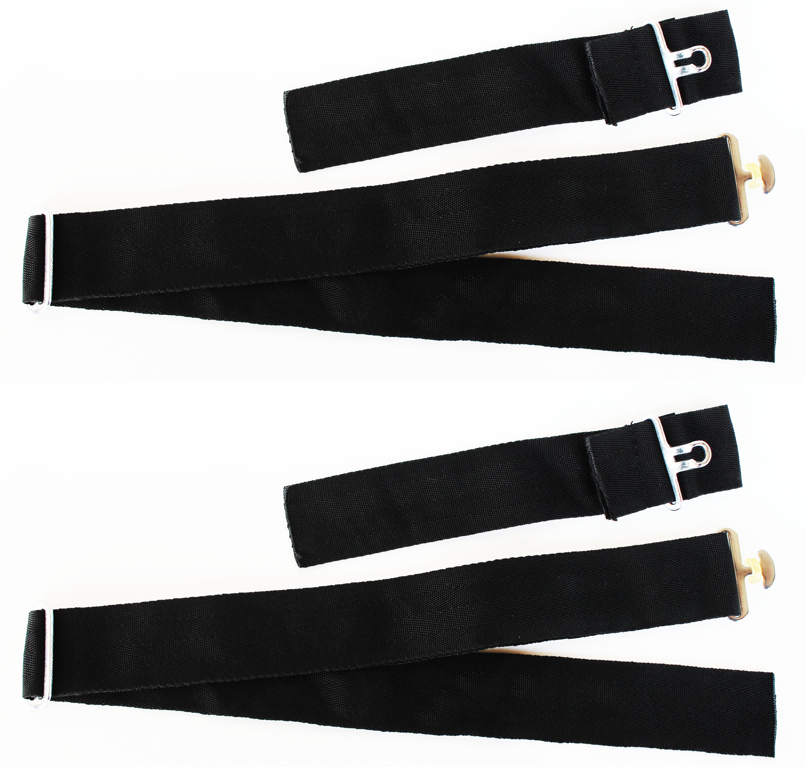 Horse Blanket Replacement Adjustable 2" Wide Nylon Belly Straps Black