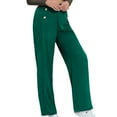 thumbnail image 6 of LEBONYARD Pants for Women Flowy Drawstring Waist Wide Leg,Womens Pants Clearance under $10,Women's Fashionable Solid Color Trendy High Waist Casual Wide Leg Suit Pants Green XL, 6 of 6