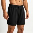 thumbnail image 3 of RFQWOVSR Mens Shorts 2 In 1 Running Athletic Shorts Loose Fit 5 Inch Breathable Outdoor Casual Summer Shorts M, 3 of 5