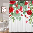 thumbnail image 5 of Valentines Day Shower Curtain, 72"X72" Floral Valentine Shower Curtain, Valentines Bathroom Decor, Valentines Day Bathroom Set with Hooks, Rose Shower Curtain, Cortinas de Baño de San Valentin, 5 of 6