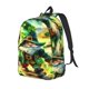 thumbnail image 1 of Disketp st. patrick’s day gnomes print Canvas Backpack Lightweight Travel Daypack Student Rucksack Laptop Backpack-Small, 1 of 5