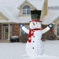 thumbnail image 2 of National Tree Company Pre-Lit  Snowman,  Cool White Lights,  LED, Twinkling, 72 Inch,  Indoor or Outdoor Use., 2 of 4