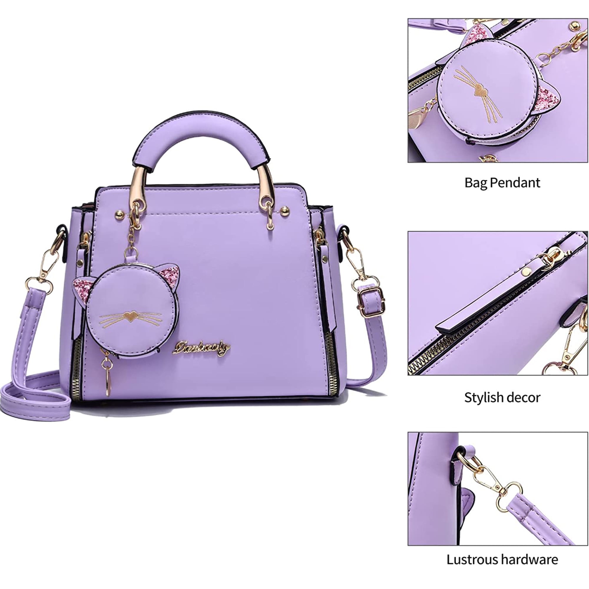 Luxury Handbags Women Bags Designer PU Leather Messenger Bag Fashion Shoulder Crossbody Bag Black