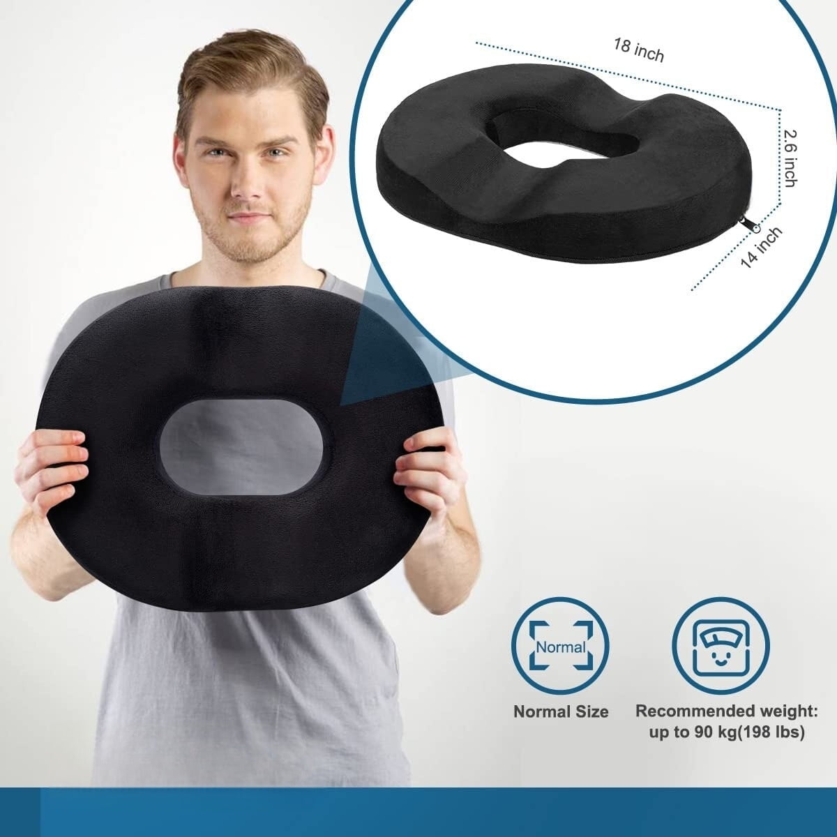 Donut pillow top after surgery